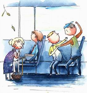 人生如坐公交车